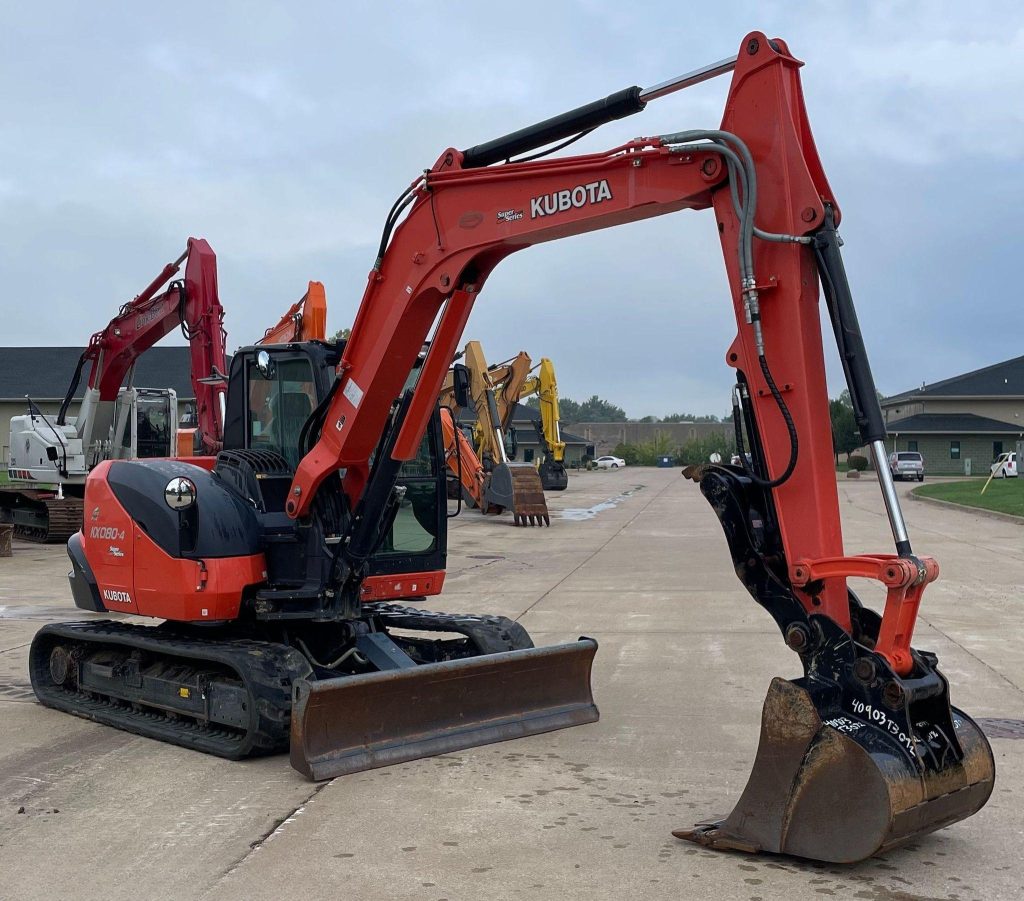 2019 Kubota KX080-4S Mini Excavator