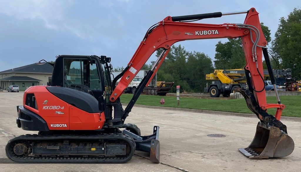 2019 Kubota KX080-4S Mini Excavator