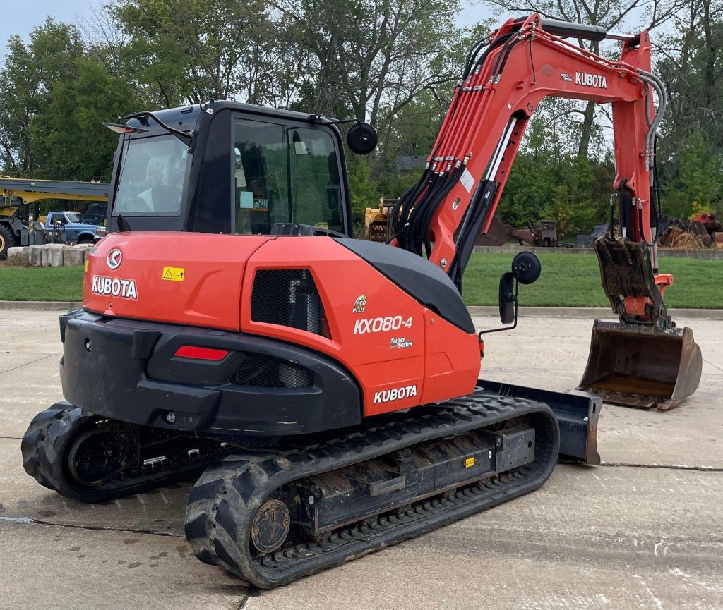 2019 Kubota KX080-4S Mini Excavator